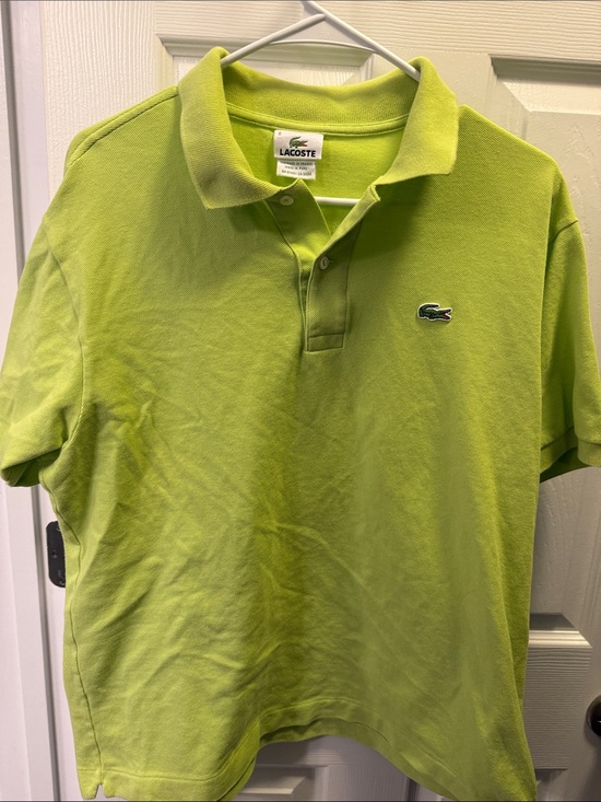 Lacoste Other - Lacoste Men’s Lime Green Piqué Polo Shirt